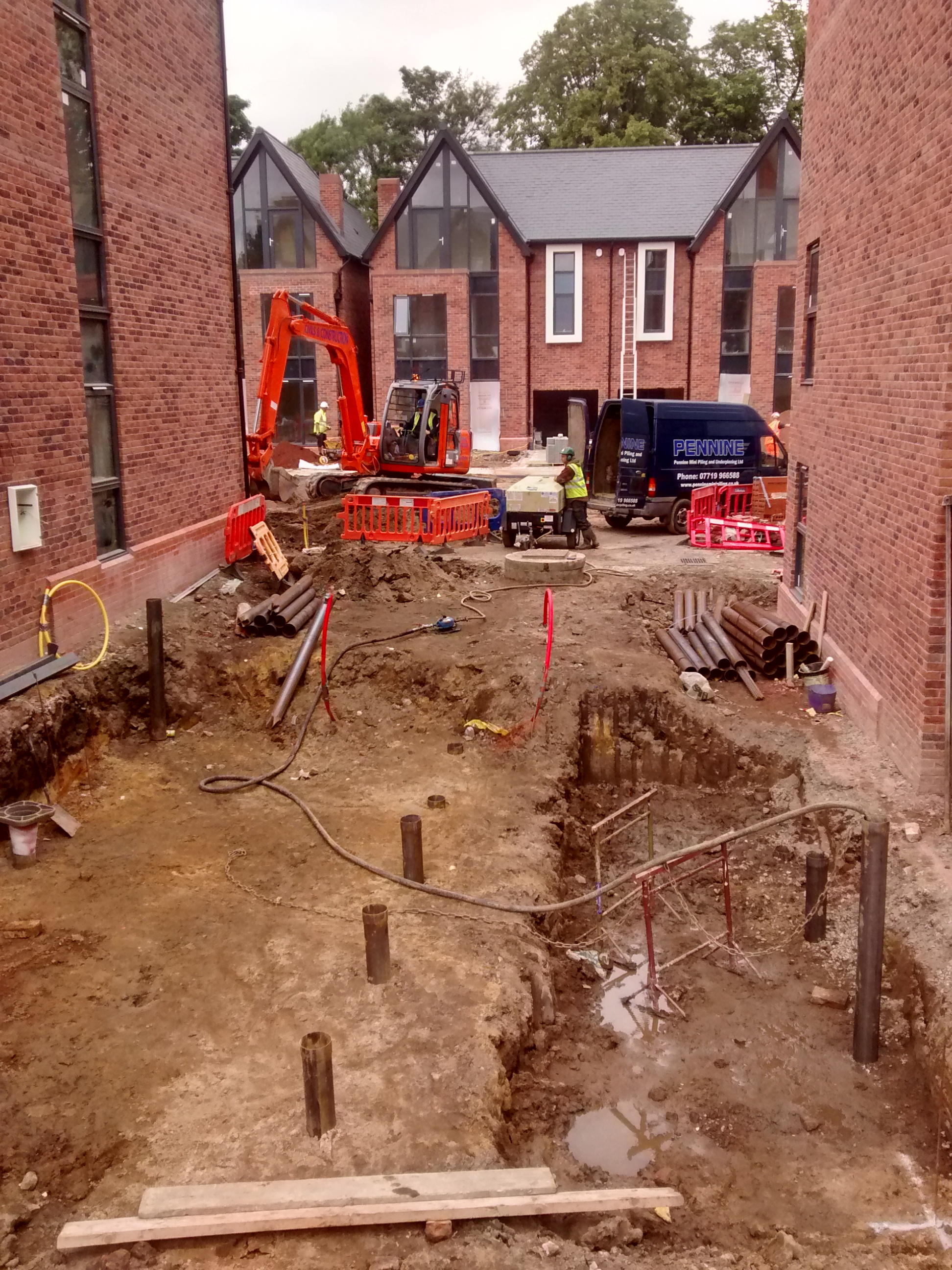 Piled foundation